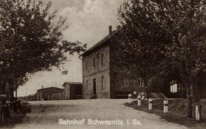 Bahnhof um 1914